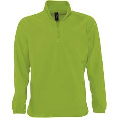 Sol's Ness Zip Neck Anti-Pill Fleece Top Unisex - Lime