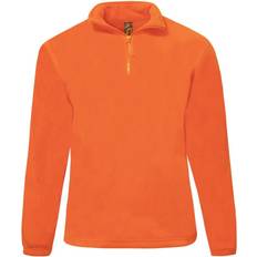 Sol's Ness Zip Neck Anti-Pill Fleece Top Unisex - Orange