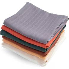 Sebra Muslinfiltar 7-pack Pixie/Dragon Colours