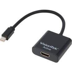 Visiontek 4K Mini DisplayPort-HDMI 1.4 M-F Adapter