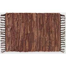 Saro Lifestyle Cuir Chindi Place Mat Brown (50.8x35.56cm)