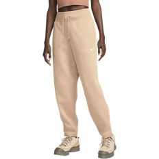 Nike Women's Sportswear Phoenix Fleece Curve High Waist Sweatpants - Hemp/Sail