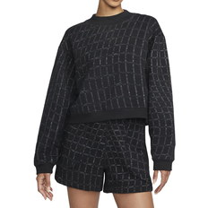 Nike Women Yoga Therma-FIT Luxe Crew Neck Sweater - Black