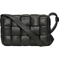 Aftagelig skulderrem - Ensfarvet - Guld/Messing - Sort Skuldertasker Noella Brick Bag - Black