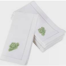 Rectangle Cloth Napkins Saro Lifestyle Melon Hemstitch Cloth Napkin White