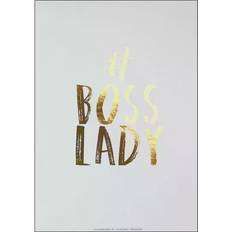 Guld Plakater Kasia Lilja Boss Lady Plakat