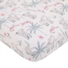 NoJo Tropical Princess Fitted Crib Sheet 28x52"