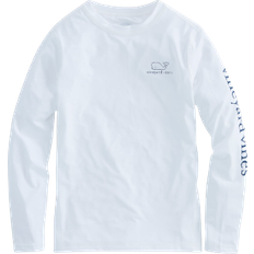 White UV Shirts Children's Clothing Vineyard Vines Boys' Long-Sleeve Rashguard - White Cap