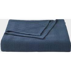 Nautica Rope Stripe Blankets Blue (274.32x228.6cm)