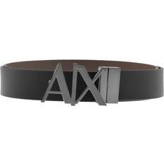 Armani Exchange Accessories Armani Exchange Men's Ax Buckle Belt - Black/Dark Brown