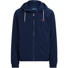 Polo Ralph Lauren Elastan/Lycra/Spandex Overtøj Polo Ralph Lauren Packable Hooded Jacket - Newport Navy