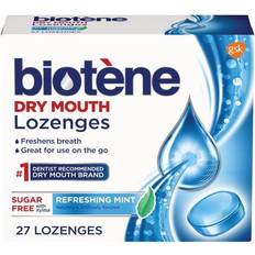 Biotene Dry Mouth Lozenges for Fresh Breath Refreshing Mint 27 Count