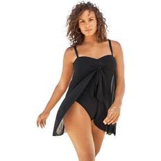 Plus Women's Mesh-Draped Swimsuit by Swim 365 in (Size 32)