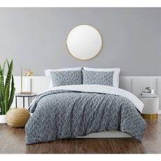 Brooklyn Loom Honey Waffle Duvet Cover Blue (264.16x228.6cm)