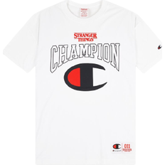 Champion X Stranger Things Logo T-shirt - White