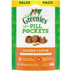 Greenies Pill Pockets Natural Cat Treats Chicken Flavor 85x85g