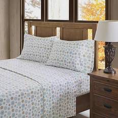 Sleep Philosophy True North Bed Sheet Blue, Brown (259.08x228.6cm)
