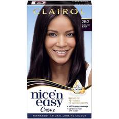 Black Permanent Hair Dyes Clairol Nice'n'Easy 2Bg Burgundy Black 177ml
