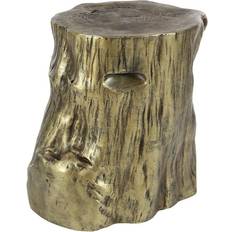 Gold Foot Stools Zimlay Eclectic Tree Trunk Foot Stool 19"