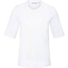 Lacoste Women’s Crew Neck Cotton T-shirt - White