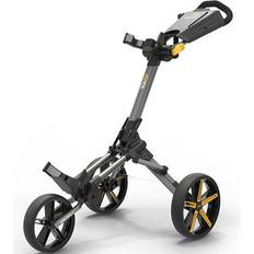 Svarte Golftraller Powakaddy Golf CUBE Cart 3 Wheel Pull / Push Golf Trolley