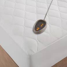 Beautyrest full mattress Beautyrest Microfiber Heated Mattress Cover White (190.5x137.16)