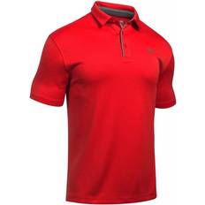 3XL Tops Under Armour Tech Polo Shirt Men - Red/Graphite