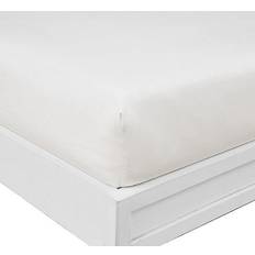 Nautica Solid 180-Thread-Count Bed Sheet White (190.5x137.16cm)