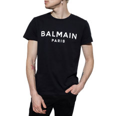 Balmain Man T-shirts Balmain Paris Print Logo T-shirt