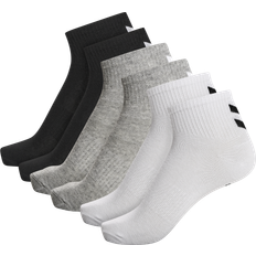 Hummel Mid Cut Socks 6-pack - White/Grey/Black