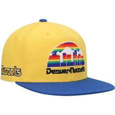 Mitchell & Ness Denver Nuggets Hardwood Classics Snapback Hat Men - Gold/Royal