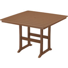 Brown Outdoor Bar Tables Polywood Nautical Trestle Outdoor Bar Table