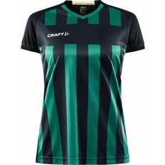 Craft Progress 2.0 Stripe Jersey T-shirt Women - Black/Team Green