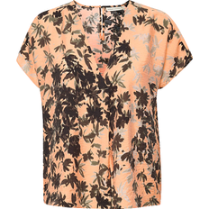 Kukallinen Puserot InWear Hazini Floral Print Top - Coral Reef