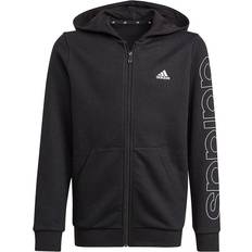 Adidas Essentials Hoodie with Full Zip - Black/White (GN4041)