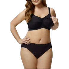 K Maternity & Nursing Wear Elila Soft Cup Nursing Bra Black