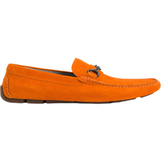 Men - Orange Loafers Kenneth Cole Theme Bit Detail Driver - Orange