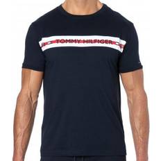 Tommy Hilfiger Tops Tommy Hilfiger Logo Stipe T-shirt - Desert Sky