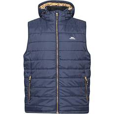 Men - XXS Vests Trespass Franklyn Gilet Hoodie - Navy