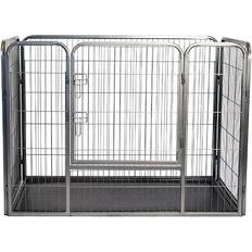Dog Kennels Pets Heavy Duty Rectangular Tube Playpen 28"