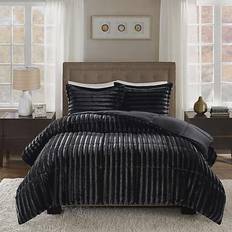 Polyester Bedspreads Madison Park Duke Bedspread Black (228.6x228.6)