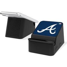 Strategic Printing Atlanta Braves Wireless Charging Station & Bluetooth Speaker