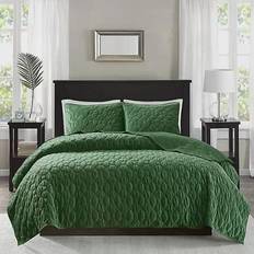 Bedspreads Madison Park Harper Bedspread Green (228.6x228.6cm)