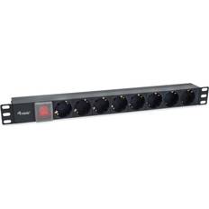 Regletas y alargadores Equip Regleta Rack 19" 1u 8 Enchufes Schuko A Iec14 333286