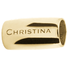 Christina Collect Forgyldt stål lås til læderarmbånd