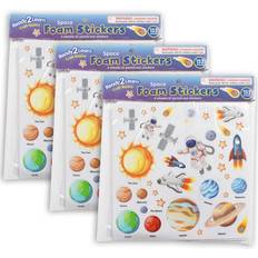 Space Stickers Learning Advantage CTUCE10066-3 Space Foam Stickers Pack of 3