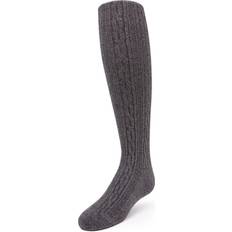 18-24M - Girls Pantyhose Children's Clothing MeMoi Girl's Cable Knit Tights - Charcoal (32231067746346)