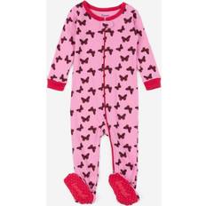 Leveret Kids Footed Cotton Pajama Butterfly