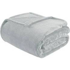 Twin XL Blankets Intelligent Design Microlight Plush Blankets Gray (233.68x172.72)