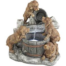 Design Toscano Puppy Pail Pour Garden Fountain